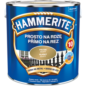 Hammerite Połysk Złoty - 2,5 L