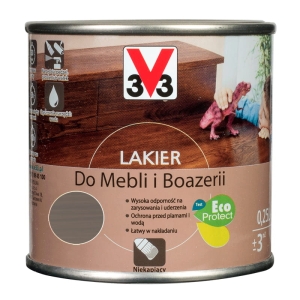 V33 lakier do mebli boazerii Szara patyna - 0,25L mat