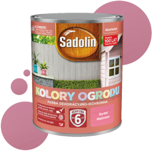 Sadolin Farba Kolory Ogrodu Sorbet Malinowy - 0,7L