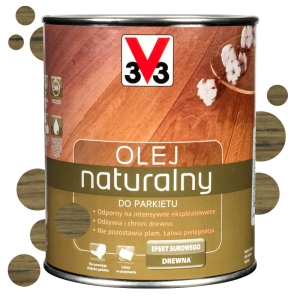 V33 Olej naturalny do parkietu Miodowy matowy - 1L