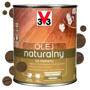 V33 Olej naturalny do parkietu Merbau matowy - 1L