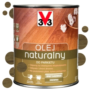 V33 Olej naturalny do parkietu bezbarwny matowy - 1L