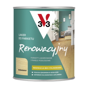 V33 Lakier Renowacyjny do parkietu - Satyna 0,75L