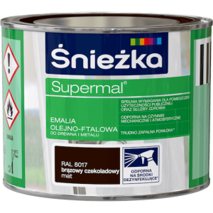 Farba Olejno-ftalowa Brązowy czekoladowy 0,2L mat