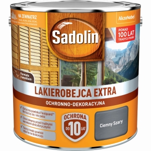 Sadolin EXTRA Ciemny Szary lakierobejca  - 2,5l
