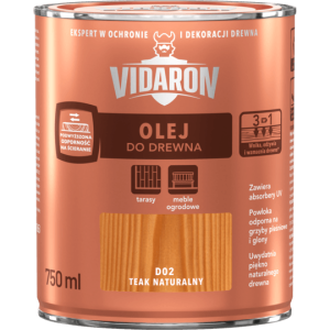 Vidaron Olej Do Drewna teak - 0,75l