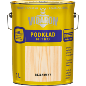 Vidaron Podkład Nitro do drewna bezbarwny 5l