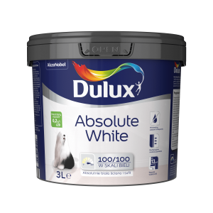 Dulux Absolute White Farba do ścian i sufitów 3L