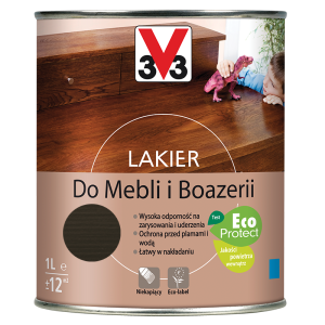 V33 lakier do mebli i boazerii czekolada - 1l mat