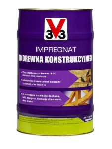 V33 Impregnat do drewna konstrukcyjnego grzybobójczy bezbarwny 25L