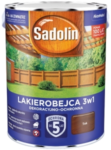 Sadolin Lakierobejca 3w1 Teak 5L