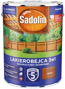 Sadolin Lakierobejca 3w1 Mahoń 5L