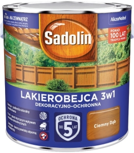 Sadolin Lakierobejca 3w1 Ciemny Dąb 2,5L
