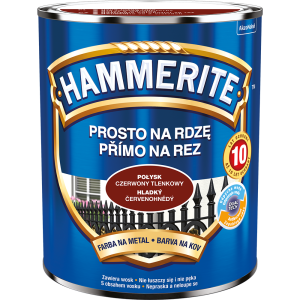 Hammerite Czerwony tlenkowy połysk 2,5L