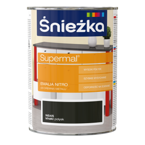 Śnieżka Supermal emalia nitro Khaki N545 połysk 0,8L