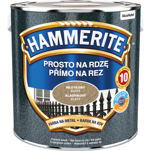 Hammerite Młotkowy Złoty - 2,5L