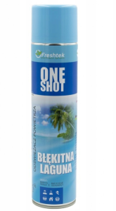 Freshtek One shot odświeżacz powietrza zapach Błękitna Laguna  600ml