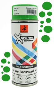 Dragon Spray Emalia Uniwersalna W Aerozolu Zielony Jasny RAL 6018 400ml
