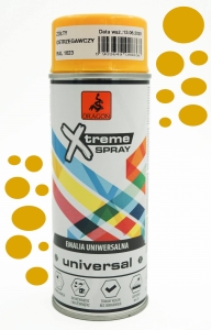 Spray Emalia Uniwersalna W Aerozolu Żółty Ostrzegawczy RAL 1023 400ml