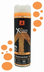 Dragon Farba Spray Geodezyjna Fluo Znakująca Fluomarker W Aerozolu Pomarańczowy 500ml