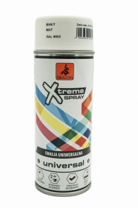 Dragon Farba Spray Emalia Uniwersalna W Aerozolu Biały Mat RAL 9003 400ml