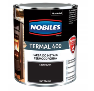 Nobiles Termal 400 farba termoodporna czarny 0,2l