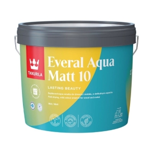 Tikkurila Everal Aqua Matt 10 Baza A matowa emalia do drewna i metalu 9l