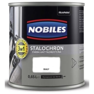 Nobiles farba antykorozyjna stalochron biała 0,65l