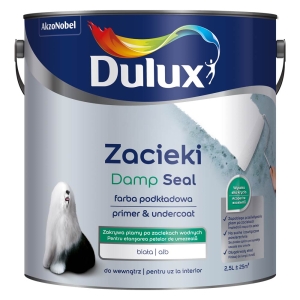 Dulux Zacieki farba podkładowa biała 2,5L