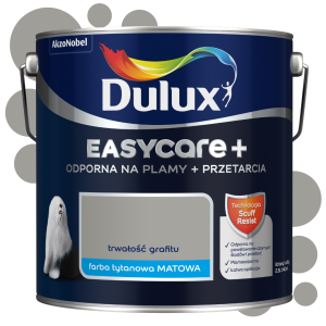 Dulux Easycare odporna na plamy i przetarcia Trwałość Grafitu 2,5L