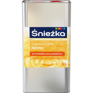 Śnieżka rozcieńczalnik Nitro wyroby celulozowe bezbarwny 5l