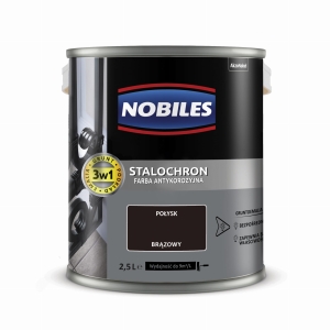 Nobiles Stalochron Farba Na Rdzę do metalu antykorozyjna Brązowa 0,65l