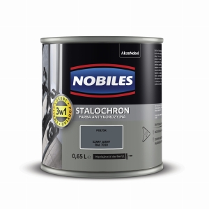 Nobiles Stalochron Farba Na Rdzę Szary Jasny RAL 7010 0,65l