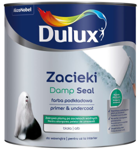Dulux Zacieki farba podkładowa biała 0,75L