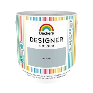 Beckers Designer Colour Sky Grey farba wewnętrzna matowa 2,5l