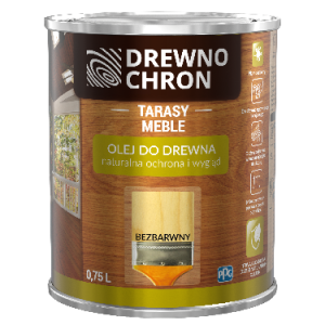 Olej Do Drewna PPG Drewnochron bezbarwny 0,75 l