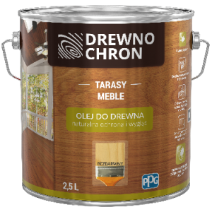 Olej Do Drewna PPG Drewnochron bezbarwny 2,5l