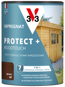 V33 Impregnat protect+ 7lat dąb ciemny  0,7L 