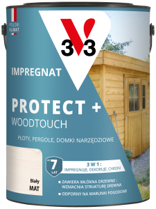 V33 Impregnat protect+ 7lat biały 4,5L 