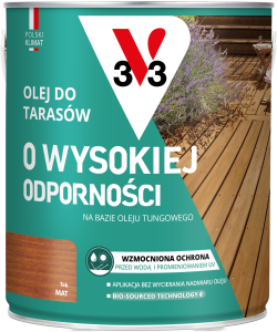 V33 Olej do tarasów o wysokiej odporności TEK 2,5L  