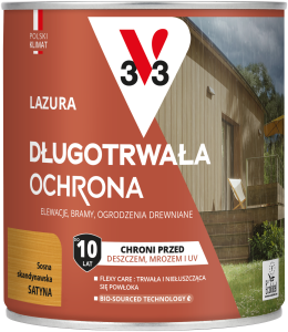 V33 Lazura długotrwała ochrona SOSNA SKANDYNAWSKA 0,75L