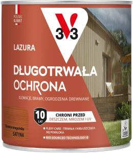 V33 Lazura długotrwała ochrona SOSNA OREGOŃSKA 0,75L 