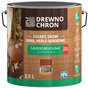 PPG Drewnochron Lakierobejca 2W1 Kasztan 2,5l