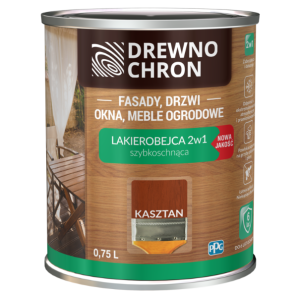 PPG Drewnochron Lakierobejca 2W1 Kasztan 0,75L 