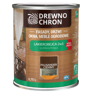 PPG Drewnochron Lakierobejca 2W1 Palisander Ciemny 0,75L 