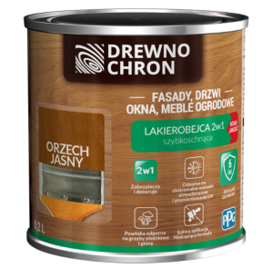 PPG Drewnochron Lakierobejca 2W1 Orzech Jasny 0,2l 