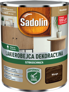 Sadolin Lakierobejca Dekoracyjna szybkoschnąca Wenge 0,7L