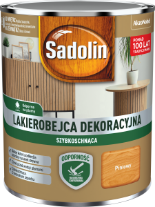 Sadolin Lakierobejca Dekoracyjna szybkoschnąca Piniowy 0,7L 