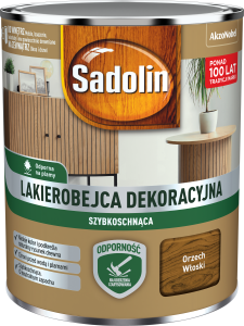 Sadolin Lakierobejca Dekoracyjna szybkoschnąca Orzech włoski 0,7L