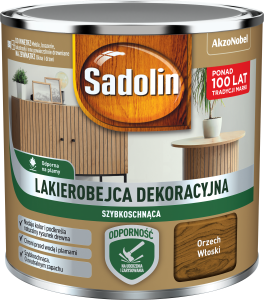 Sadolin Lakierobejca Dekoracyjna szybkoschnąca Orzech włoski 0,2L